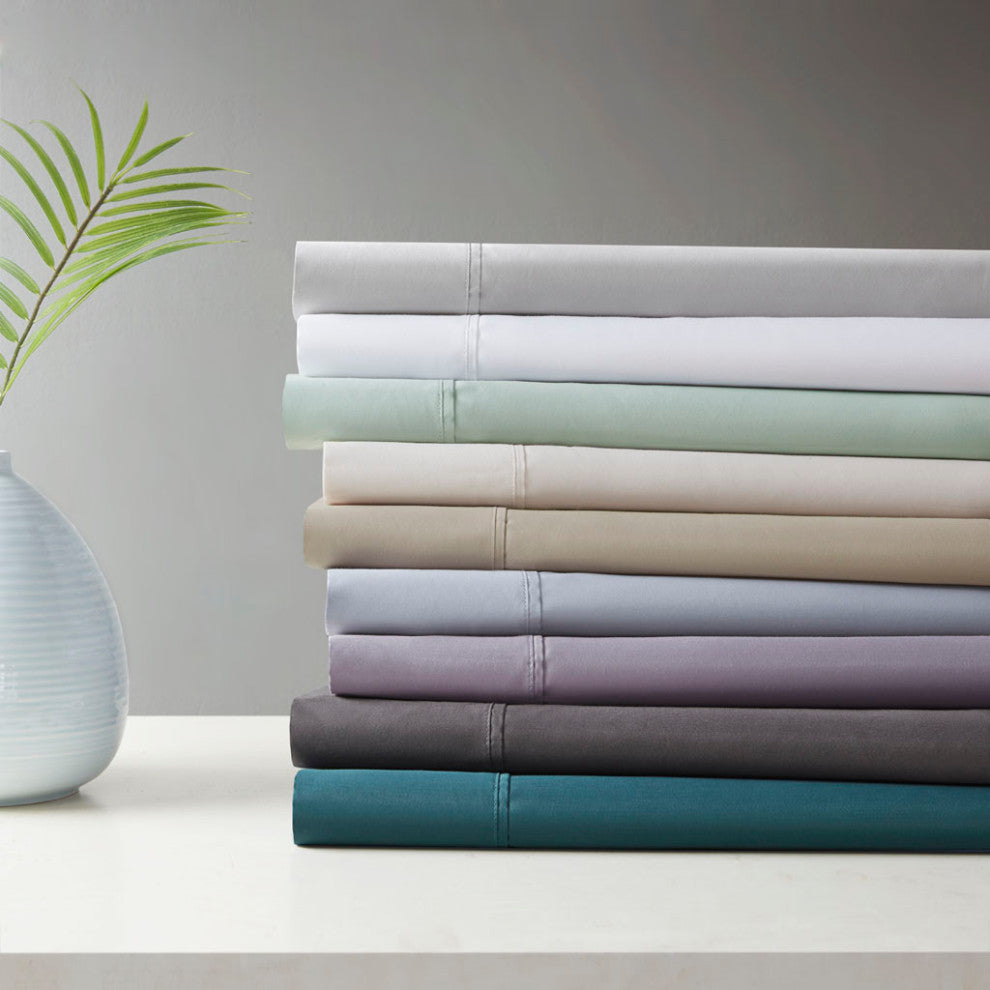 Beautyrest 600 Thread Count Cooling 4-Piece Sheet Set, Seafoam Green, Full