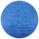 Ahgly Company Indoor Round Mid-Century Modern Area Rugs, 3' Round