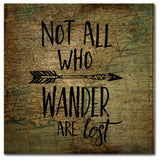 Marcee Duggar 'Wander Are Lost' Canvas Art, 35" x 35"