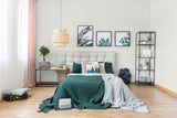 White Tonal Stripe Wallpaper