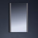 Torino Mirror, Gray, 21"