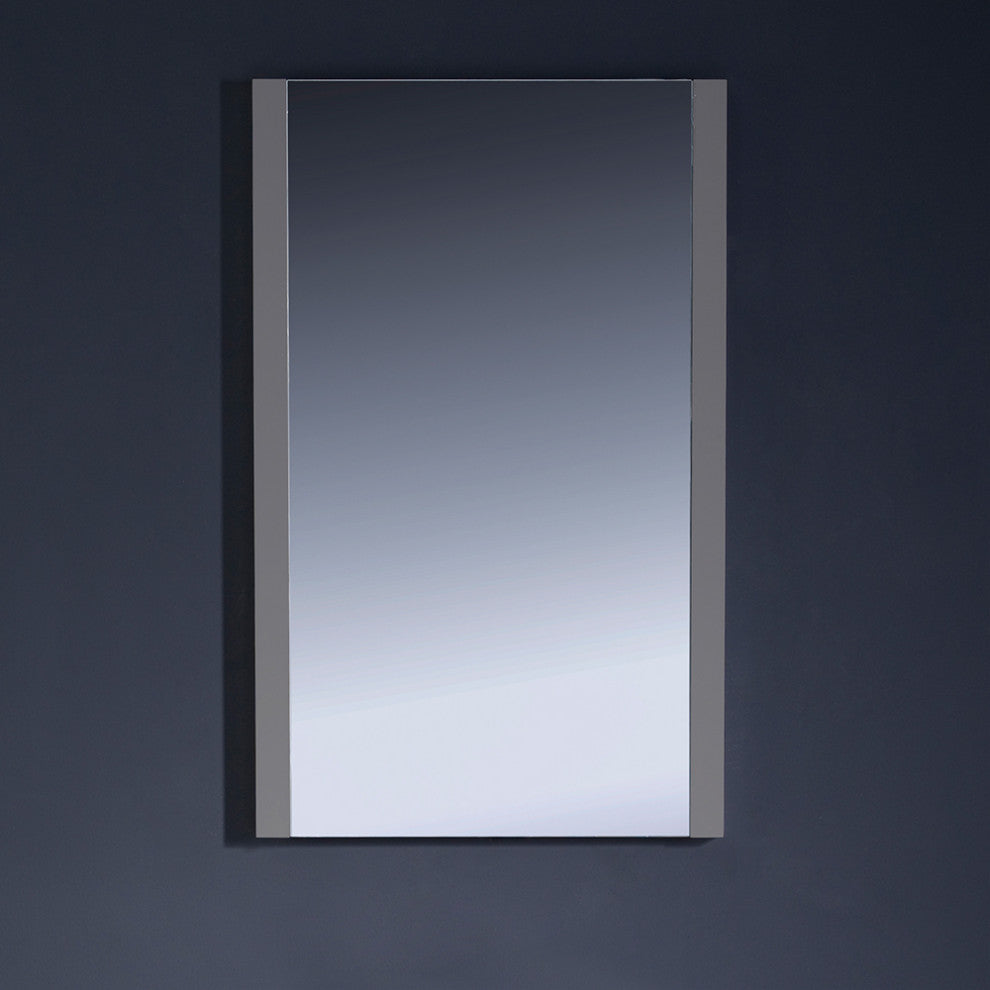Torino Mirror, Gray, 21"