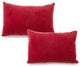 18"L Hooked Christmas Pillow Throw Xmas Pillows, Cat & Dog, 2-Piece Set