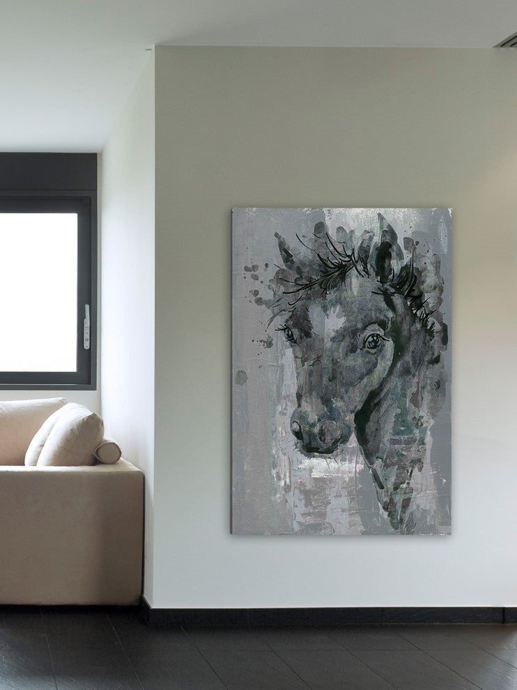 "Sweet Stare" Painting Print on Wrapped Canvas, 30"x45"