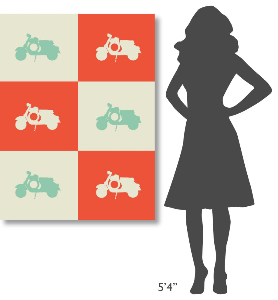 "Scooter" Poster Fine Art Print