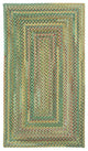 Capel Sherwood Forest Pine Wood 0980_225 Braided Rugs - 24" X 8' Runner Concentr