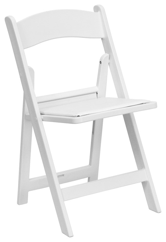 Folding Tables and Chairs, "Canberra" Comfy Portable Chair, White