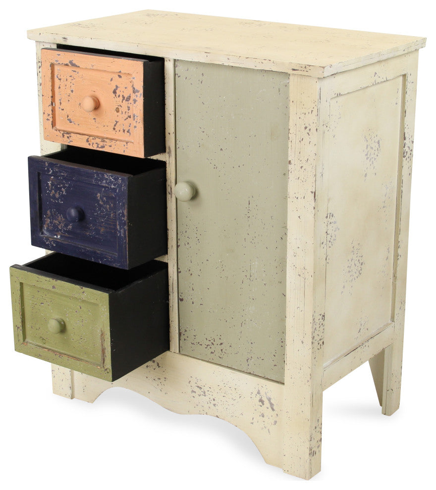 Aged Coastal Cabinet