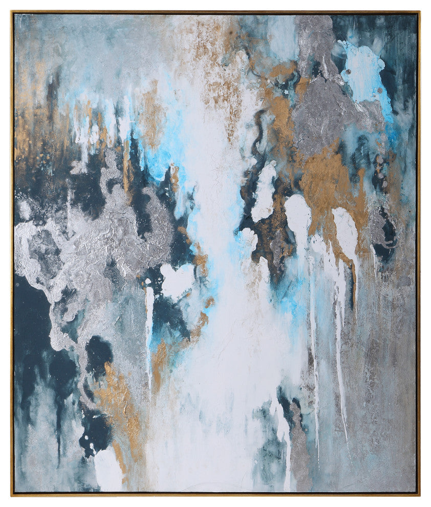 Uttermost Stormy Seas Hand Painted Canvas