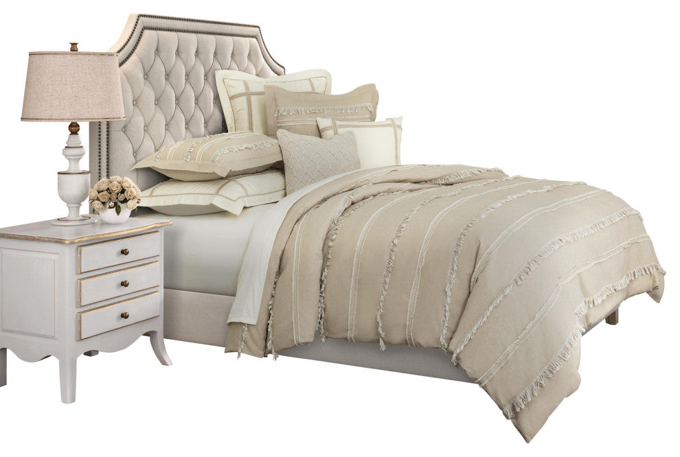 Country Lane 7-Piece Queen Duvet Set - Toast