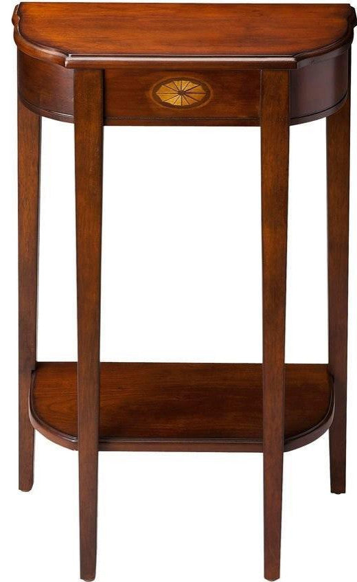 Demilune Cherry Console Table By Butler