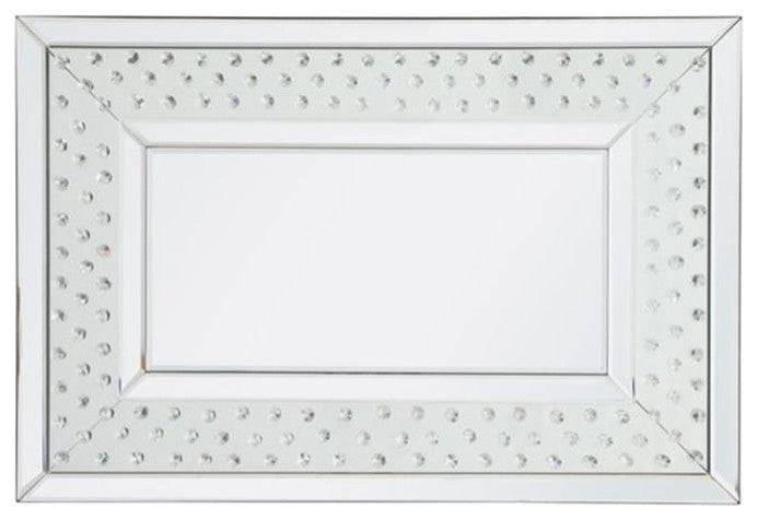 Elegant Decor Sparkle Decorative Mirror Clear