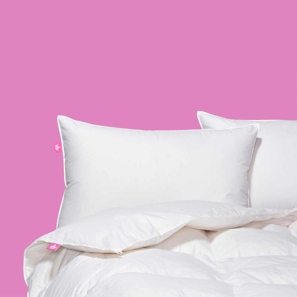White Down Comforter, King, All Season Weight