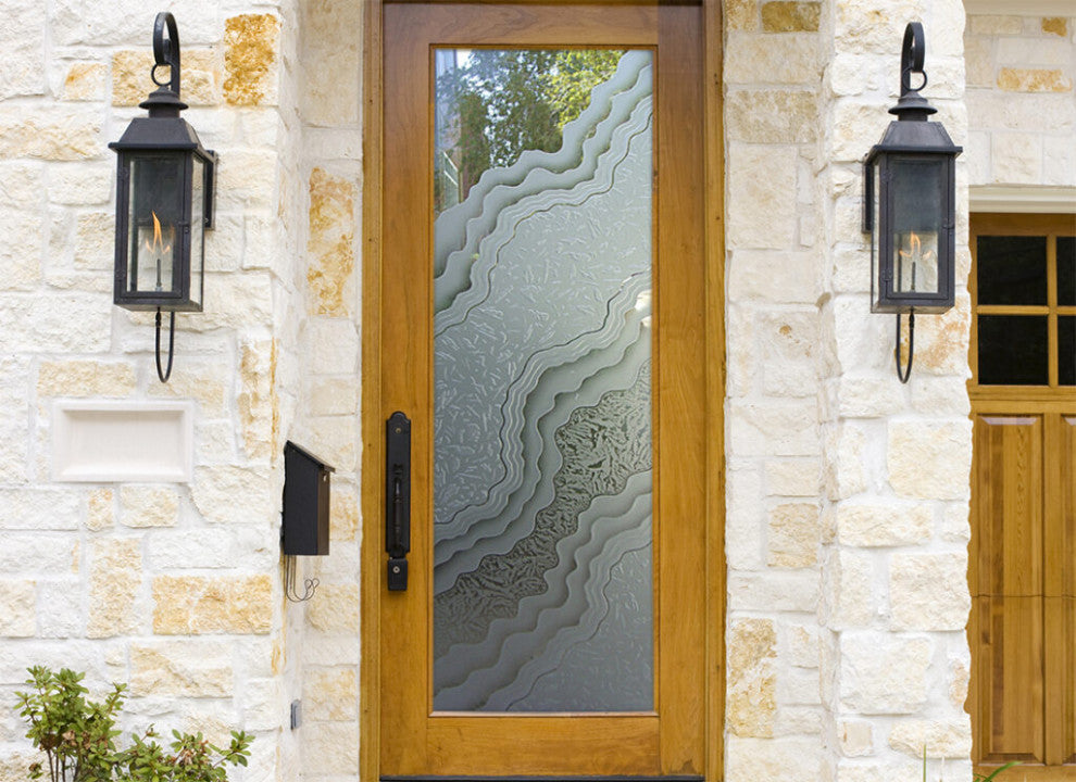 Pantry Door - Metamorphosis Peak - Primed - 24" x 80" - Knob on Left - Pull Open