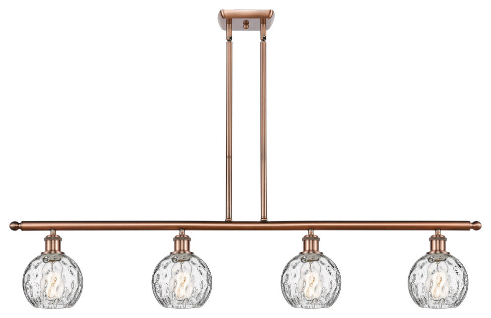 Innovations 516-4I-AC-G1215-6 4 Light Island Light, Antique Copper