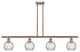 Innovations 516-4I-AC-G1215-6 4 Light Island Light, Antique Copper