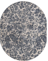 Unique Loom Oasis Breeze Area Rug, Gray, 8' 0 X 10' 0 Oval