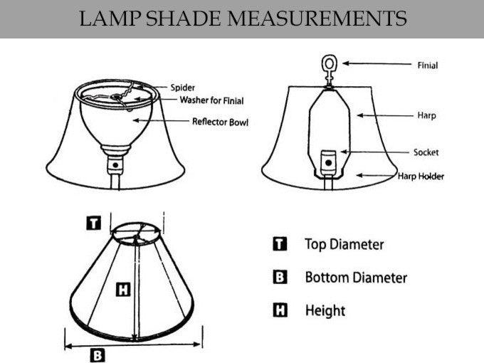 Square Sharp Corner Basic Lampshade, White