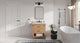 Ellis Soft Corner Metal Rectangular Mirror, Black, 20"x36"