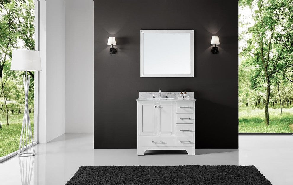 36" Single Sink Bathroom Vanity Base