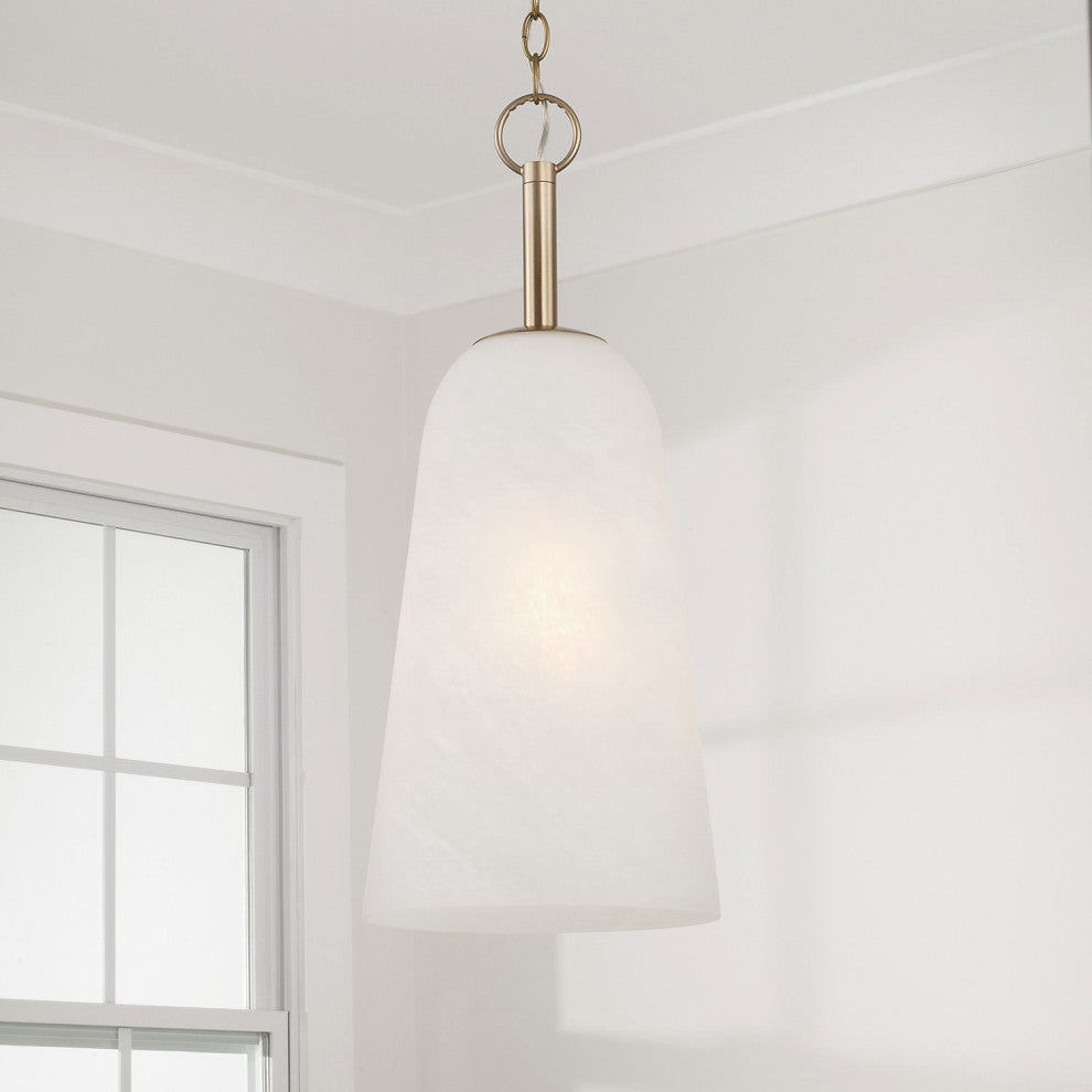 Capital Lighting 356911 Romy 10"W Pendant - Matte Brass