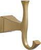 Delta Dryden Double Robe Hook, Champagne Bronze, 75135-CZ