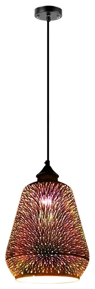 MIRODEMIÂ® Gourdon 3D Colorful Starry Sky Pendant Lamp, C