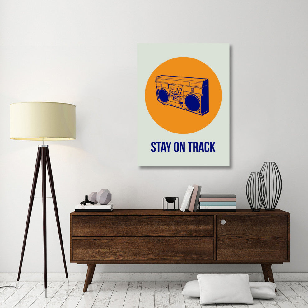 "Stay On Track BoomBox 1" Fine Art Print