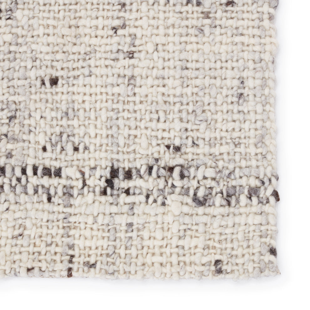 Jaipur Living Season Handmade Solid Area Rug, Ivory/Gray, 8'x10'