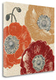 "A Poppys Touch III" By Daphne Brissonnet, Giclee Print on Gallery Wrap Canvas