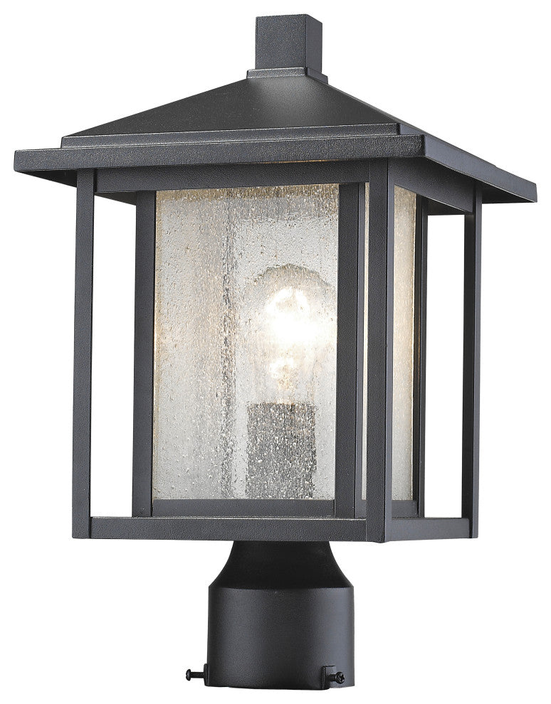 Aspen Collection 1 Light Outdoor in Black Finish