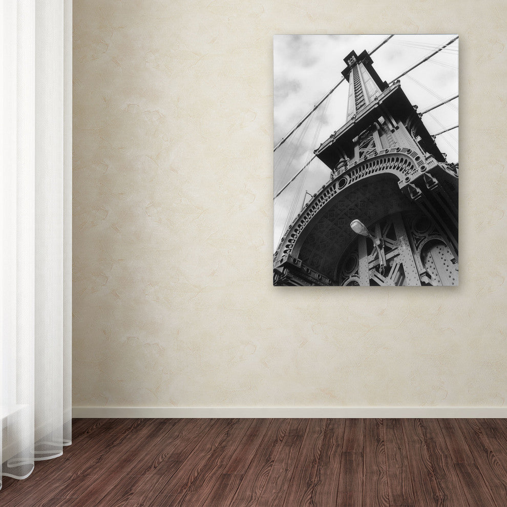 'Manhattan Bridge Detail' Canvas Art by Chris Bliss