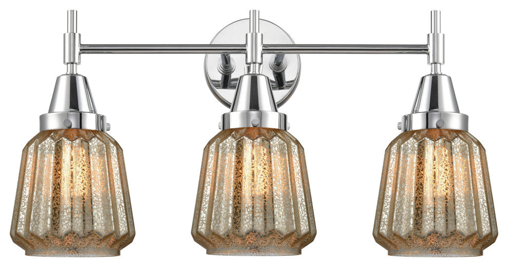 INNOVATIONS LIGHTING 447-3W-PC-G146-LED Caden 3 Light 26 inch Bath Vanity Light