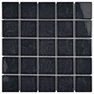 Resort Storm Black Porcelain Floor and Wall Tile