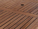 Acacia Wood Patio Butterfly Table, Dark Brown