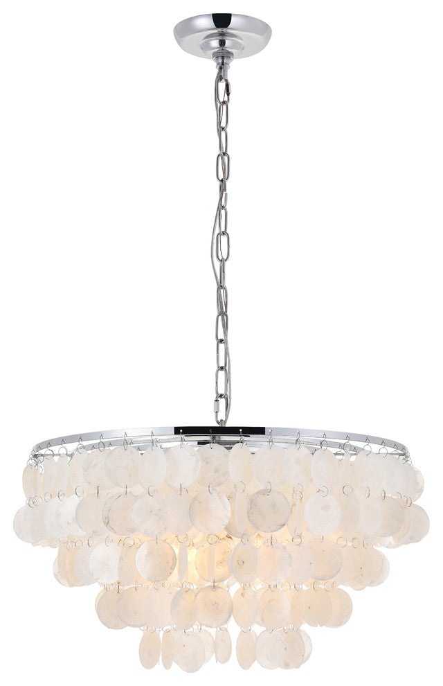 Chrome Finish 4-Light Pendant