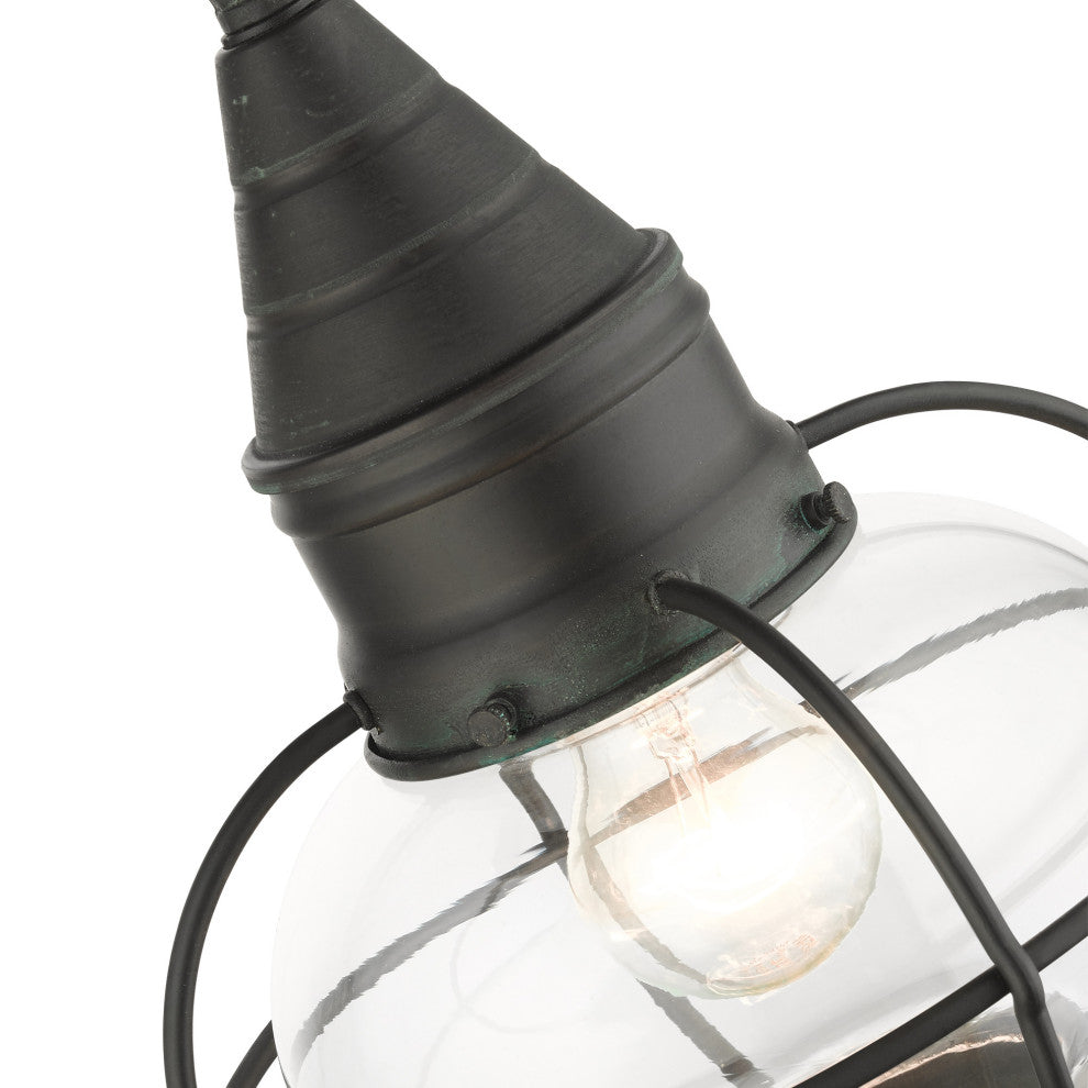 Charcoal Nautical, Farmhouse, Bohemian, Colonial, Outdoor Pendant Lantern