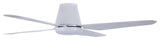 Lucci Air Aria Hugger 52" CTC Light With Remote Ceiling Fan, White