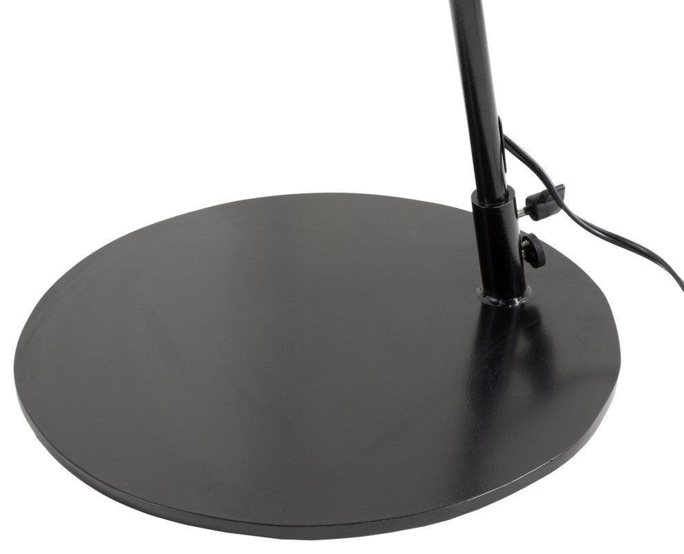 Astro Contemporary Black Metal Floor Lamp