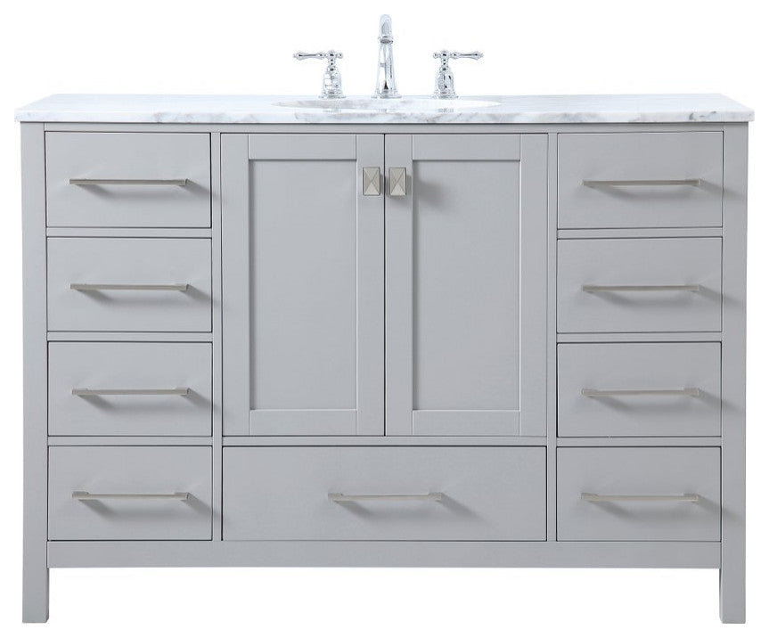 Elegant VF18948GR 48"Single Bathroom Vanity, Gray