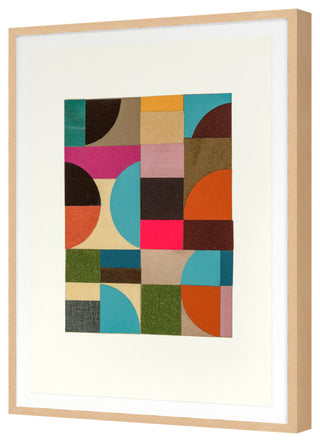 The Blue Quarter Fine Art Print, Maple, 24"x18"