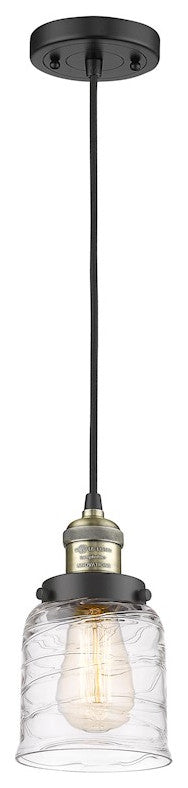 INNOVATIONS 201C-BAB-G513 1-Light Mini Pendant Black Antique Brass