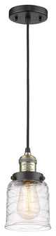INNOVATIONS 201C-BAB-G513 1-Light Mini Pendant Black Antique Brass