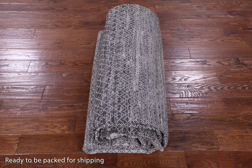 9' 11" X 14' 1" Savannah Grass Handmade Wool Rug - Q13193