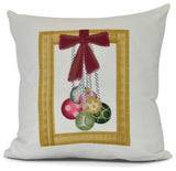 Frame It Up, Geometric Print Pillow, Yellow, 26" x 26"