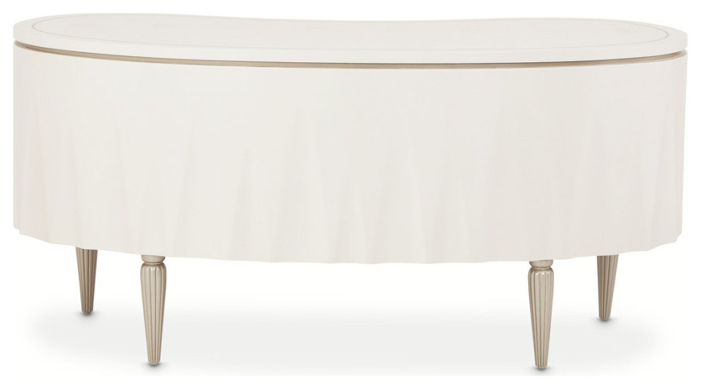London Place Desk - Creamy Pearl