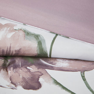 Madison Park Essentials Alice Floral Comforter Set With Bed Sheets, Mauve