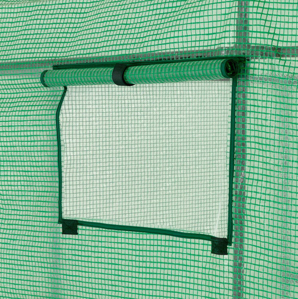 oGrow Extra Large Walk-In 2-Tier 12-Shelf Portable Garden Greenhouse