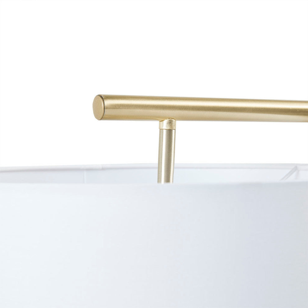 510 Design Angular Arched Metal Floor Lamp, Gold