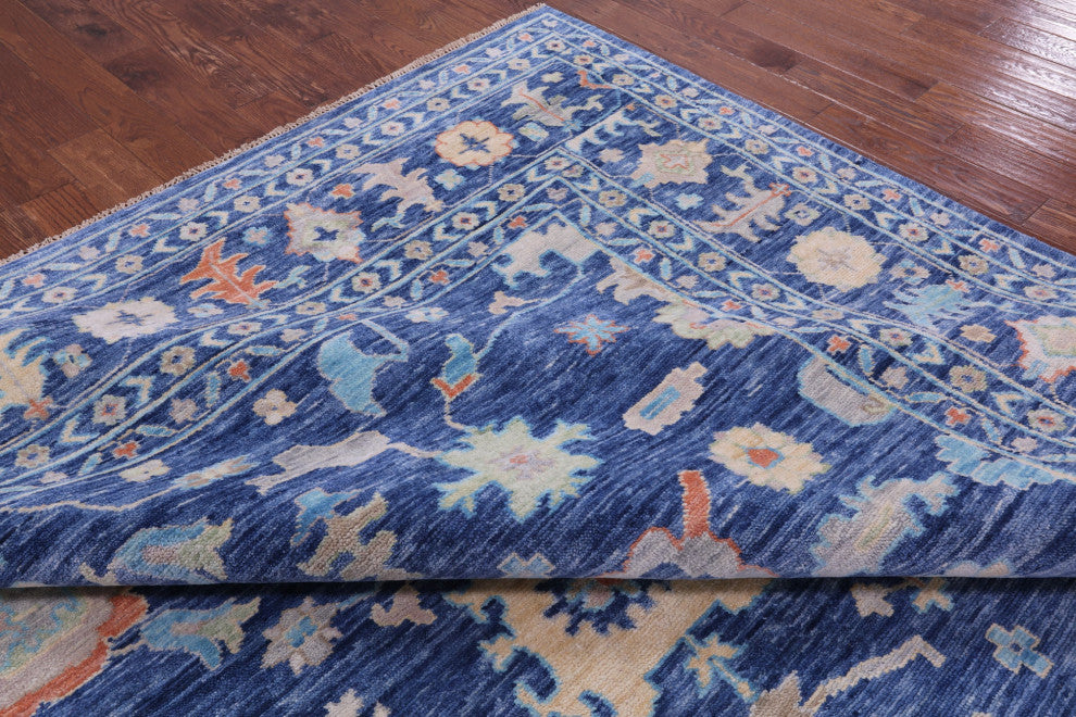 Handmade Turkish Oushak Wool Rug 12' 0" X 15' 0" - Q13482